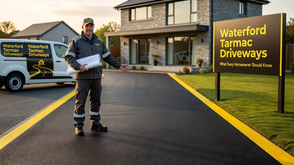 Professional header image for list-based article: Waterford Tarmac Driveways: What Every Homeowner Should Know